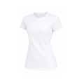 thumbnail image 2 of Knite Paquete 4 Playeras Mujer Algodon Basica Casual Blanca Cuello Redondo, 2 of 6