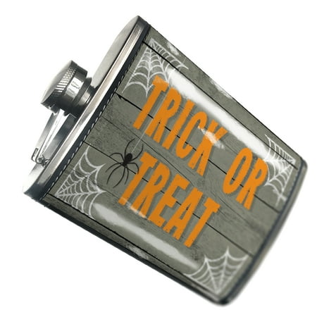 

NEONBLOND Flask Trick or Treat Halloween Spider Webs