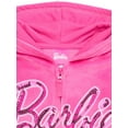 thumbnail image 3 of Barbie Toddler Girls Velour Zip-Up Hoodie, Sizes 2T-5T, 3 of 3
