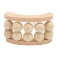 thumbnail image 2 of Rodillo de Bola de Madera de Mano, Drenaje de Masajeador de Madera de Madera de Madera Portátil 10 Cuentas para la Espalda, 2 of 7