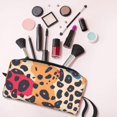 thumbnail image 6 of Portable Storage Bag 7.9×3.5×2.4in Simple Design Convenient Storage And Finishing Bag Light Body Can Be Used As A Cosmetic Bag Storage Bag Leopard Print Pattern Rainbow_4, 6 of 8