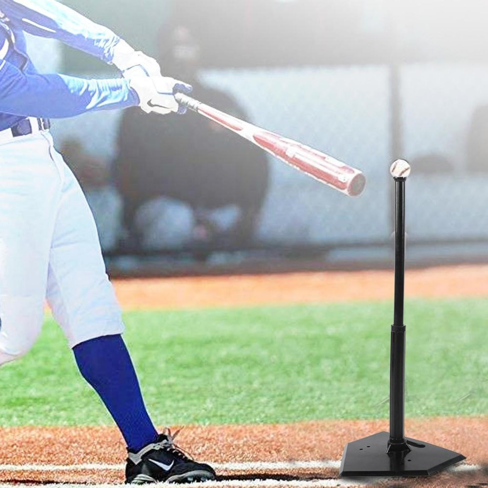Softball Baseball Batting Tee Kids Practice Hitting Adjustable Flexible Durable 