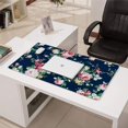 thumbnail image 3 of Long Mouse Pads for Desk,Pioneer Flower Floral Print Pattern Desk Mats on Top Of Desks, Desk Mouse Pad Extra Large with 3mm Non-Slip Base and Stitched Edge for Gaming,Office,Work,Home 31.5"x15.7", 3 of 6