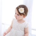 thumbnail image 3 of D-GROEE 5Pcs Faux Pearl Flower Hair Bows Fabric Flowers Baby Headbands Floral Bow Elastic Stretchy Nylon Hair Bands Accessories for Baby Girls Newborns Infants Toddlers Kids Teens, 3 of 9