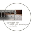 thumbnail image 5 of EvinTer Platform Metal Full Bed Frame, Suitable for All Ages, Black Silver, 5 of 6