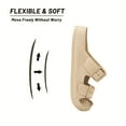 thumbnail image 3 of VICT POPU Womens Sandals Adjustable Double Buckle Strap Waterproof EVA Flat Slides，Khaki,Sizes 8, 3 of 6