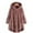 #-Pink, variant on Patlollav Women Coats Plus Size Button Plush Tops Hooded Loose Cardigan Wool Outwear Winter Jacket