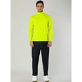 thumbnail image 3 of INSPIRE CHIC Men's Pullover Turtle Neck Long Sleeves Stretchy Slim Fit Tops, 3 of 7