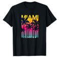 thumbnail image 1 of AALJY T-Shirts au Design Graphique Cool Miami Florida, J'aime Miami, T-Shirt Miami, 1 of 5
