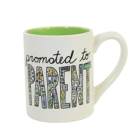 Tabletop Promoted To Parent Mug Stoneware Family Baby Child Nd6010406