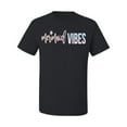 thumbnail image 2 of Mermaid Vibes Cute Shimmer | Mens Fashion Graphic T-Shirt, Black, Small, 2 of 3