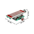thumbnail image 2 of VEVOR Compound Milling Machine Work Table 17.7 x 6.7 Inch Cast Iron 2 Axis Movement, 2 of 9