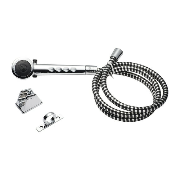 SHOWER HEAD & HOSE CHROME