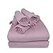 thumbnail image 3 of Victoria Valenti Embossed Sheet Set with 4 Pillow Cases, Double Brushed and Ultra Soft with Deep Pockets for Extra Deep Mattress, Microfiber, King Lavander, 3 of 4