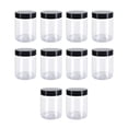thumbnail image 4 of Tarro para mascotas con tapa redonda apilable, reutilizable, ligero, transparente, latas de cocina para 10 unidades de 500 ml., 4 of 8