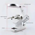 thumbnail image 3 of Magnifying Repair Station USB Battery DIY rotary Powered Two -Mirrors 360 Rotary Clips Soldering Desktop Magnifier, 3 of 8
