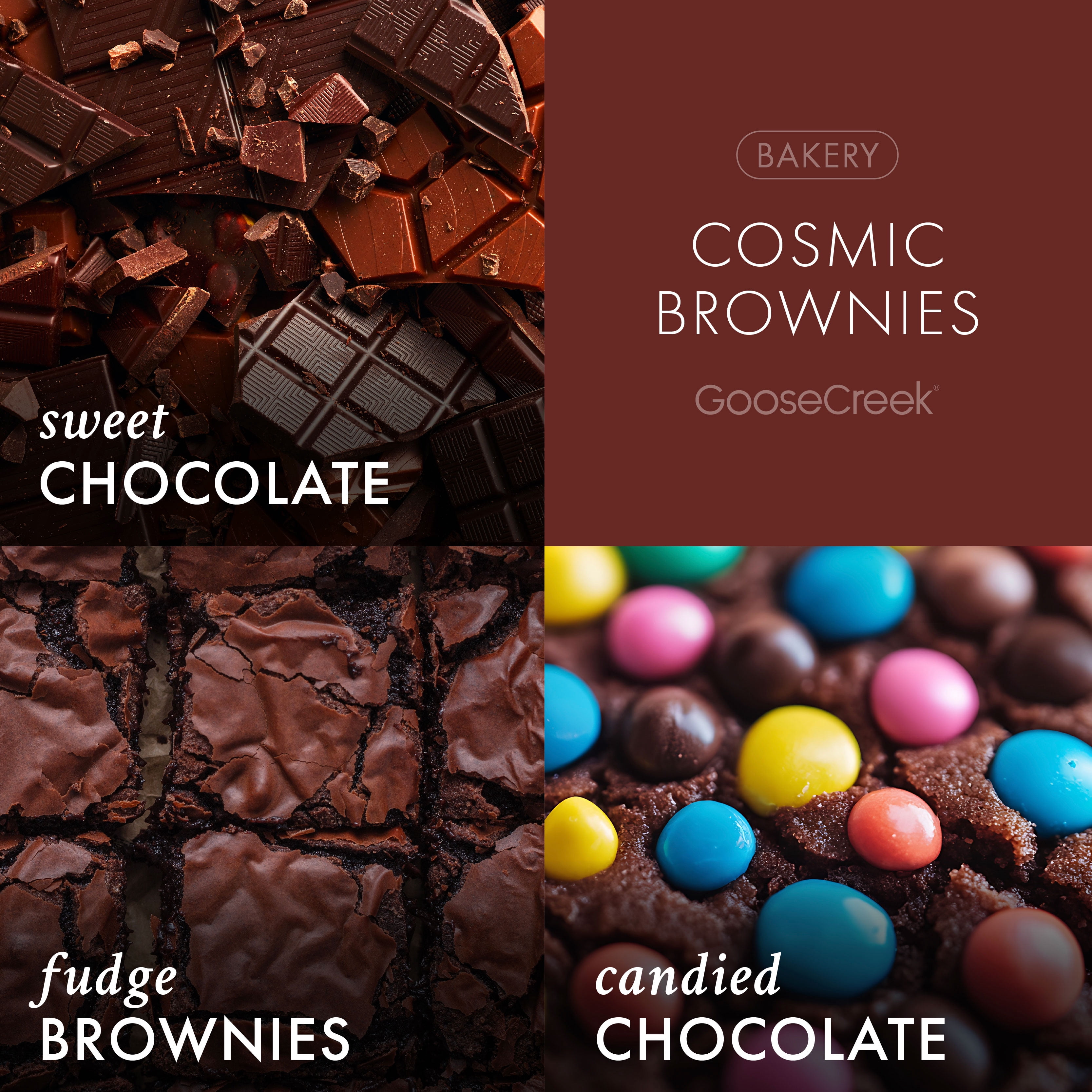 (2 pack) Goose Creek 3-Wick Little Debbie Cosmic Brownies Scented Jar Candle, 14.5oz.