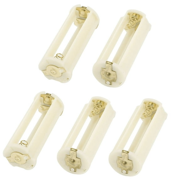 5 Pcs Battery Box Case Storage Holder for 3 x 1.5V AAA Batteries