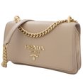 thumbnail image 1 of Prada Beige Soft Calf Saffiano Leather Crossbody, 1 of 1