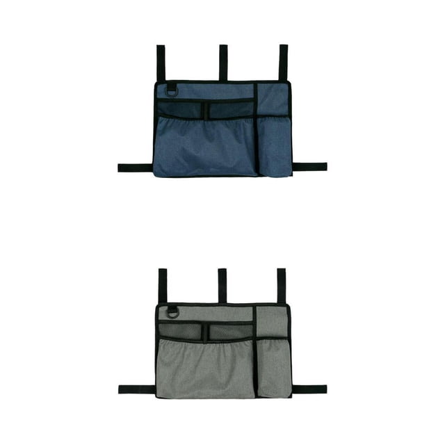 2 piezas de ruedas, organizador , transporte de almacenamiento pa andadores shamjiam bolsa lateral para silla de ruedas