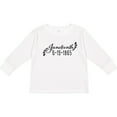thumbnail image 3 of Inktastic Juneteenth 6-19-1865 Boys or Girls Long Sleeve Toddler T-Shirt, 3 of 5