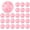 Pink, variant on Hasako 24 Pack Practice Golf Balls 42 mm Limited Flight Plastic Golf Training Airflow Hollow Ball for Driving Range Swing Practice Backyard Indoor Outdoor Home