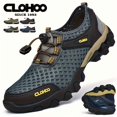 thumbnail image 6 of PLERISE Men’s Breathable Mesh Hiking Sneakers, Lightweight Sport Shoes with Thick Rubber Sole, Durable Traction, Comfortable Fit for Outdoor, Casual, Spring, Summer, Fall, 6 of 9