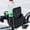 Green, variant on Adjustable Stroller Cup Holder with Phone Mount, Universal Drink Holder for Baby Stroller, Walker, Wheelchair, Bike and Scooter, Anti-Slip 360° Rotating Clamp