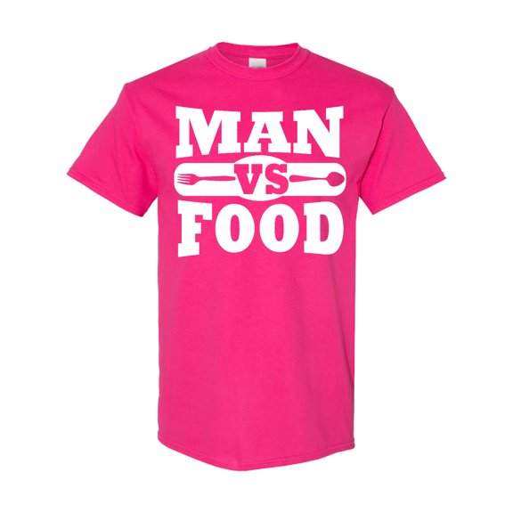 Inktastic Man Vs Food T-Shirt