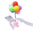 thumbnail image 1 of Décoration Intérieure de Voiture Multicolore Adorable Ballon Tableau de Bord Maison, 1 of 8
