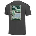 thumbnail image 3 of Men's  Graphite Michigan State Spartans Comfort Colors Minimal Vista Distressed Graphics T-Shirt, 3 of 3