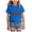 Blue, variant on Staki Christmas Shirts for Women Christmas Tree Printed Short Sleeve Costumes Crewneck Casual Pattern T-Shirt Girls Christmas Shirts(Blue,18-24 Months)