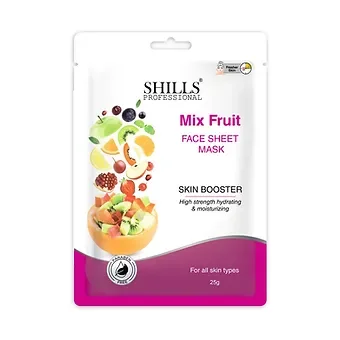 Shills Mix Fruit Face Sheet Mask, 25gm Each (Pack of 6)