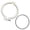 White2, variant on Leeye Pool Filter Clamp Ring Replacement for Sand Filtration Systems, Heavy Duty PVC Clamp with Stainless Steel Fasteners, Black, 25.2 Size