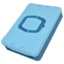 BESTYASH Multifunctional Blue Plastic Storage Box Portable Tool Box with Handle for Easy Carry