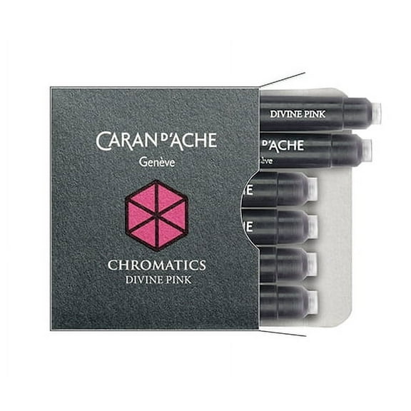 Chromatic Fountain Pen cartridge -Divine Pink- box of 6