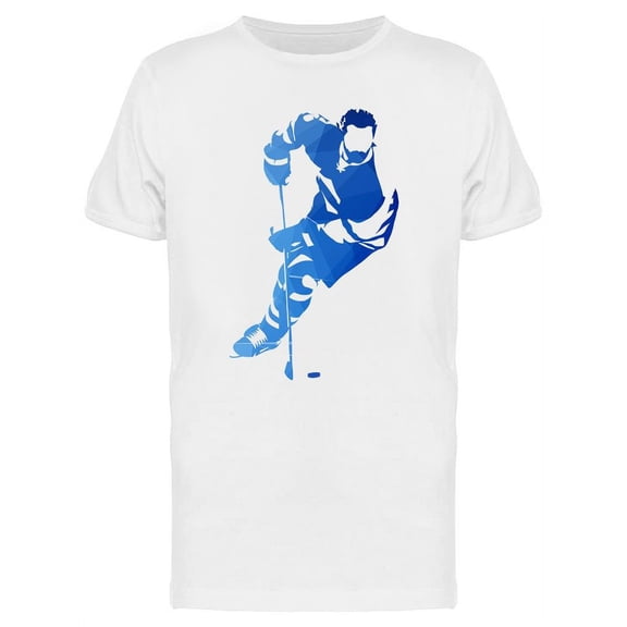 Skating Ice Hockey Player T-Shirt Men -Image by Shutterstock, Male Small