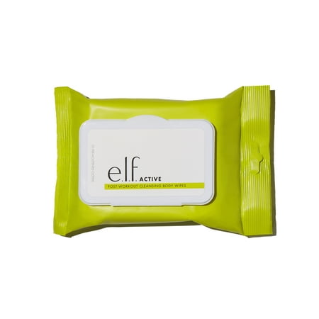 Body Electrical Wiper - (2 Pack) e.l.f. Active Post-Workout Cleansing Body Wipes, 20 Ct