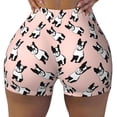 thumbnail image 2 of Goofa French Bulldog1 Printed Workout Shorts Women Seamless Scrunch Butt Lifting High Waisted Gym Booty Shorts Elastic Workout Shorts-XX-Large, 2 of 8