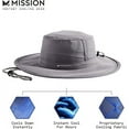 thumbnail image 2 of MISSION Max Plus Adult Sport Pinnacle Booney Bucket Hat, One Size, Unisex, Charcoal, 2 of 6