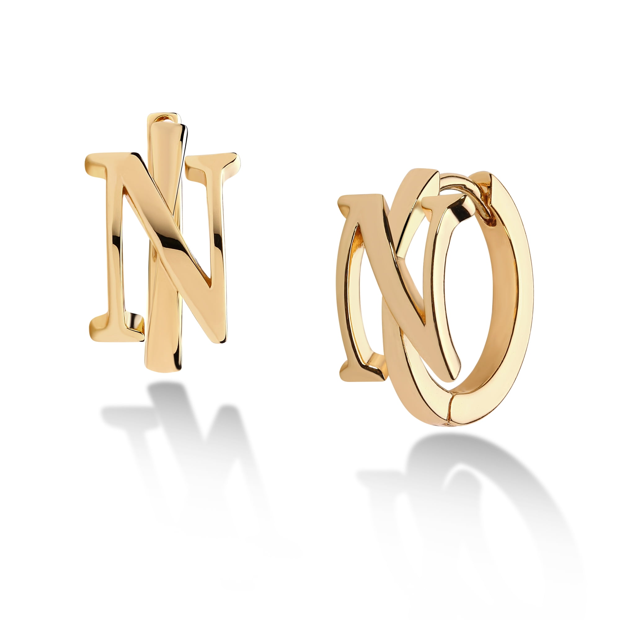 birthday gold earrings round nickel-free gift Earrings women's earrings stainless steel statement gift wedding