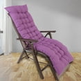 thumbnail image 4 of Lelinta 47.2” x 18.9” / 61” x 18.9” Purple Chaise Lounge Cushion with 4 String Ties, 4 of 7