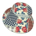 thumbnail image 3 of Gaeub Patchwork In Country Style Printed Double Sided Reflective Bucket Hat Foldable Sun Hat for Camping Hiking Fishing, 3 of 9
