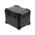 thumbnail image 4 of Caja De Almacenamiento Para Moto Universal Black 45L Motorcycle Adventure Aluminio Top Case Tail Box Equipaje ANGGREK Otros, 4 of 8