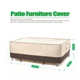 thumbnail image 2 of F&J Outdoors Waterproof Outdoor Table Cover 140"(W)×86"(D)×30.5"(H), 2 of 9