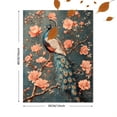 thumbnail image 3 of Qisvanset 12x16 Inch Framed Canvas Wall Art Elegant Peacock Pink Blossom Boho Floral Living Room Bedroom Wall Art, 3 of 8