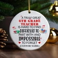 thumbnail image 3 of A Job Made Us Coworkers Funny Ornament - Keepsake for Work Bestie for Women Exchange - 6th Grade Teacher Ornament pHawfN (6th Grade Teacher), 3 of 4