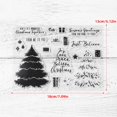 thumbnail image 3 of Juego de sellos transparentes y troqueles metálicos FUGUT para árbol de Navidad, 18 x 13 cm, 3 of 9