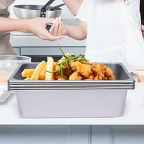 Miumaeov Full Size Steam Table Pans, 6-Pack 6 Inch Deep Restaurant Steam Table Pans Commercial, Hotel Pan Made of 201 Stainless Steel