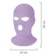 thumbnail image 2 of Evd-x Balaclava Tejida De 3 Orificios Pasamontañas Cosplay, Bandana, Motocicleta, Halloween, Termico, Ciclismo, Protección Uv, Sol, Viento Unisex Lila, 2 of 2